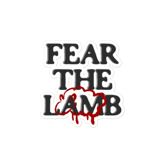 FEAR THE LAMB (sacrifice) STICKER