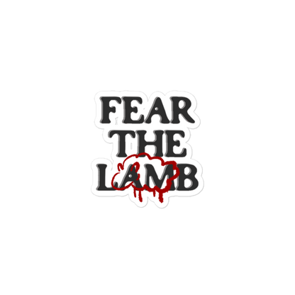 FEAR THE LAMB (sacrifice) STICKER