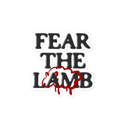 FEAR THE LAMB (sacrifice) STICKER