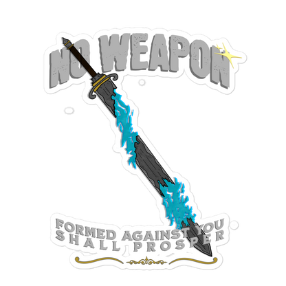 “No Weapon” sticker