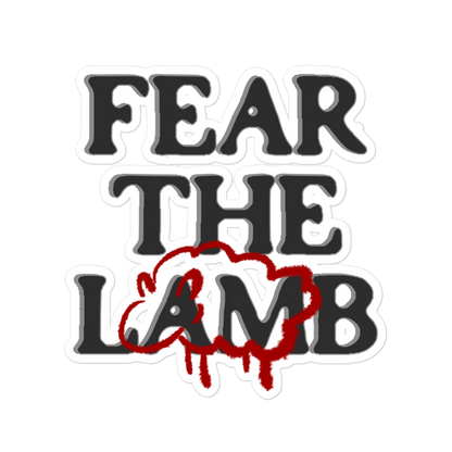 FEAR THE LAMB (sacrifice) STICKER